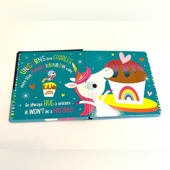💫$6/ADD ON 💫 Colorful Touch and Feel Unicorn Kids Book for 0+ Years - LIKE NEW - Picture 3 of 7